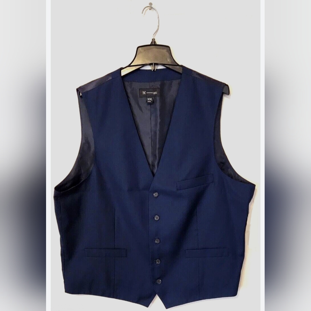INC International Concepts Dark Blue Men's Vest